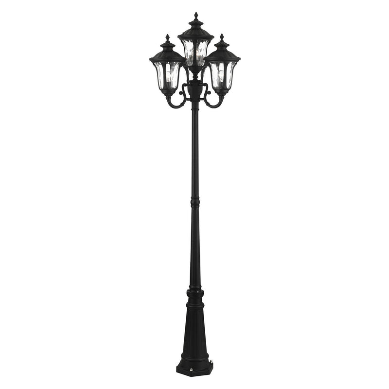 Livex Lighting 7869-14 Four Light Outdoor Post Mount, Textured Black