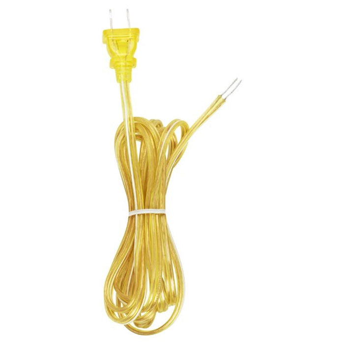 Satco 90-2186 Cord Set, Clear Gold