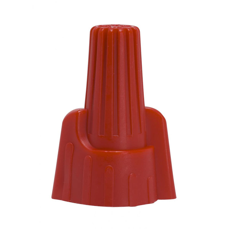 Satco 90-2239 Wing Nut Wire Connector With Spring Inserts, Red