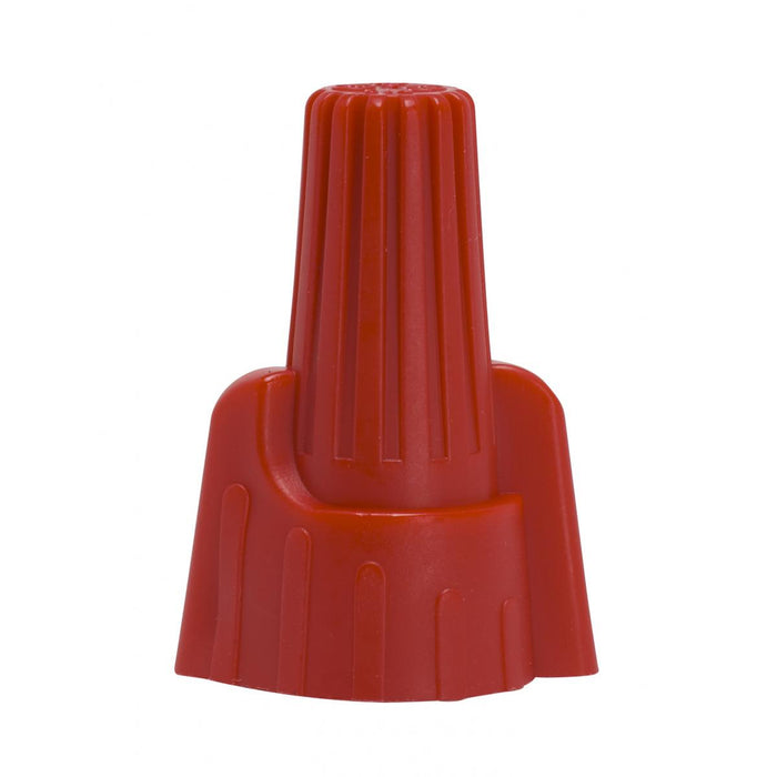 Satco 90-2239 Wing Nut Wire Connector With Spring Inserts, Red