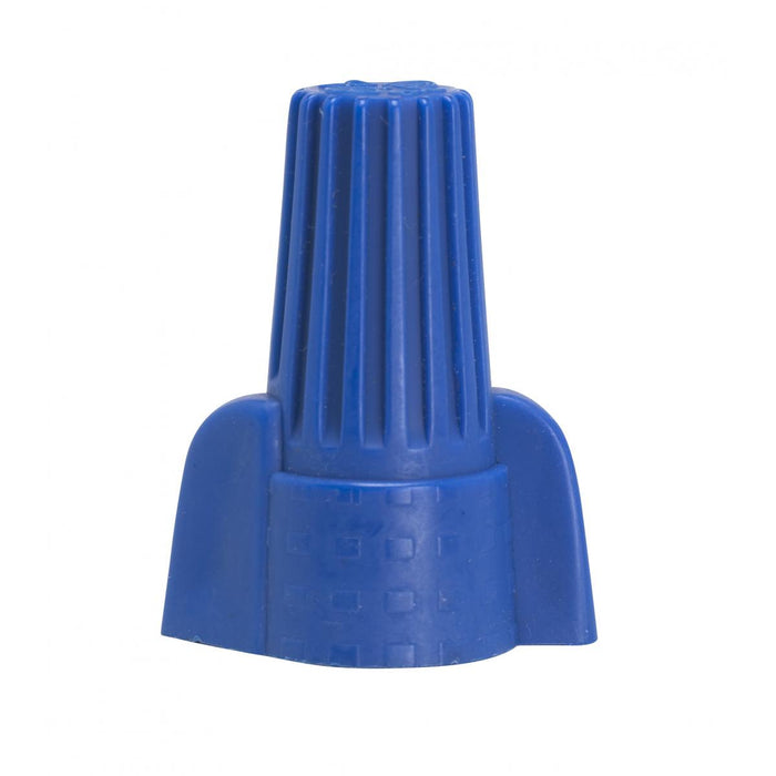 Satco 90-2241 Wing Nut Wire Connector With Spring Inserts, Blue