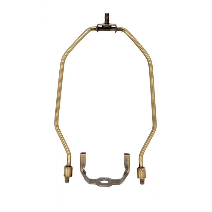 Satco 90-2266 Heavy Duty Harp, Antique Brass