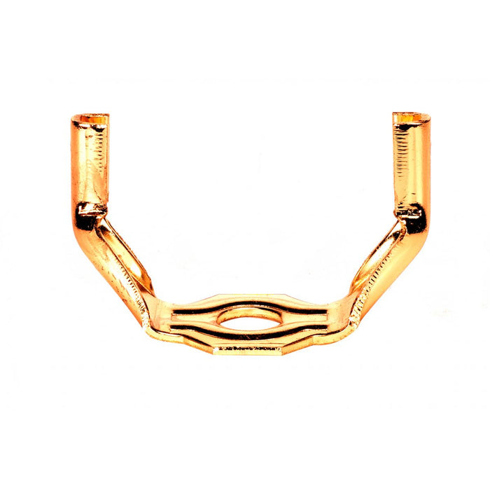Satco 90-2291 Heavy Duty Saddle, Brass Plated