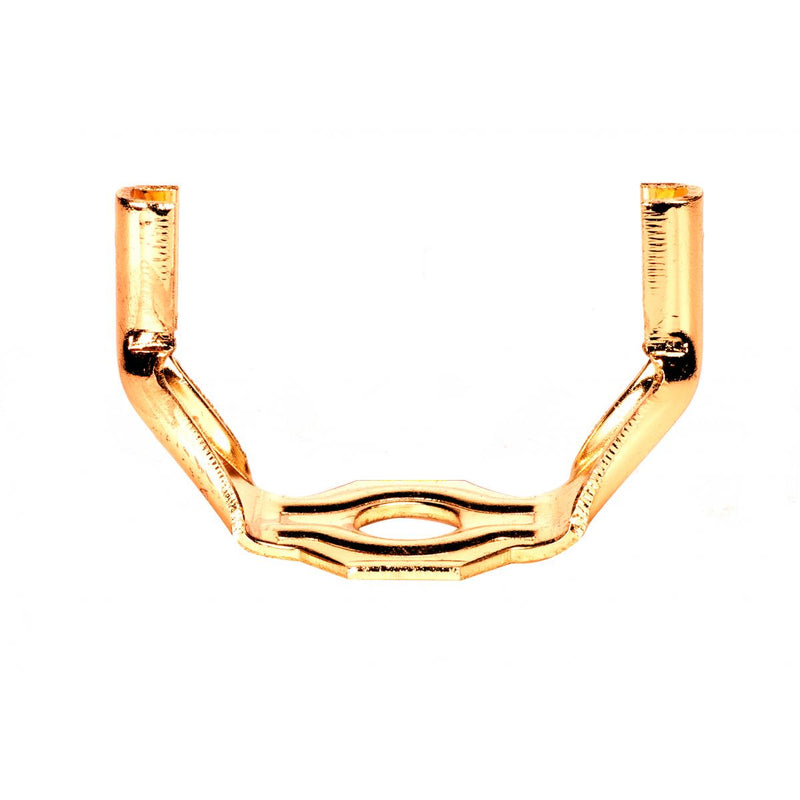 Satco 90-2293 Light Duty Saddle, Brass Plated