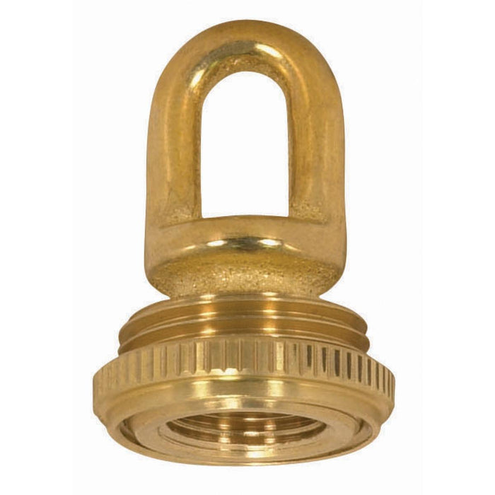 Satco 90-2296 Screw Collar Loop With Ring, Unfinished