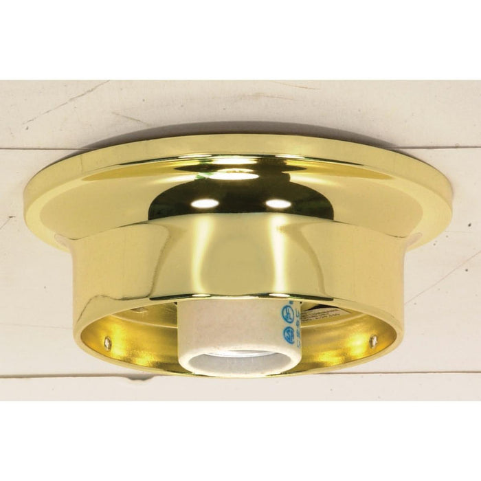Satco 90-230 Wired Holder, Brass