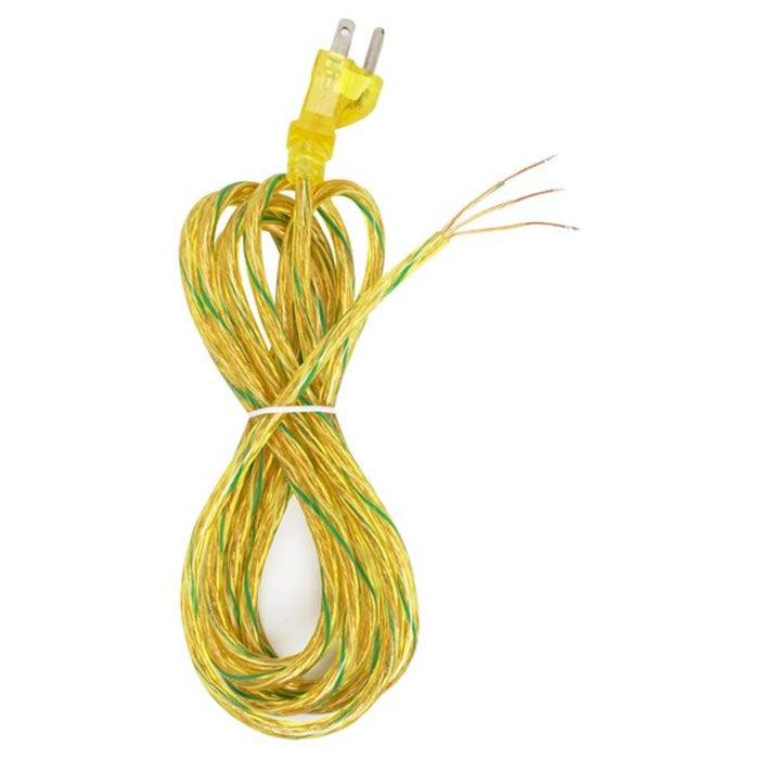 Satco 90-2313 10'Cord Set, Clear Gold