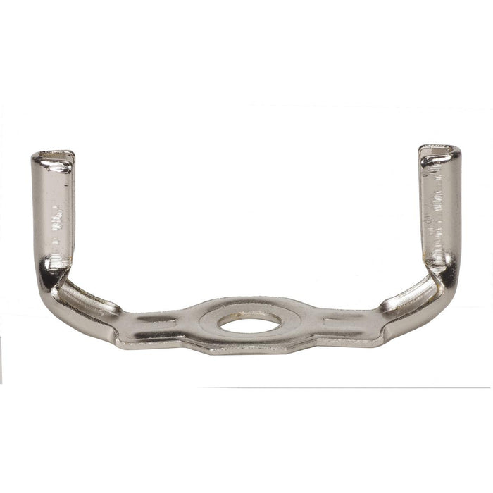 Satco 90-2341 Wide Heavy Duty Saddle For Cfl, Nickel Plated