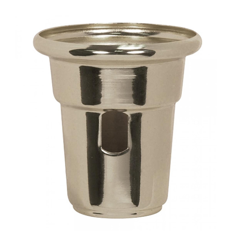 Satco 90-2354 Cup For Swing Arm Lamps, Polished Nickel