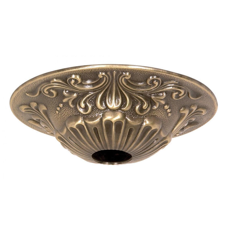 Satco 90-2382 Canopy, Antique Brass