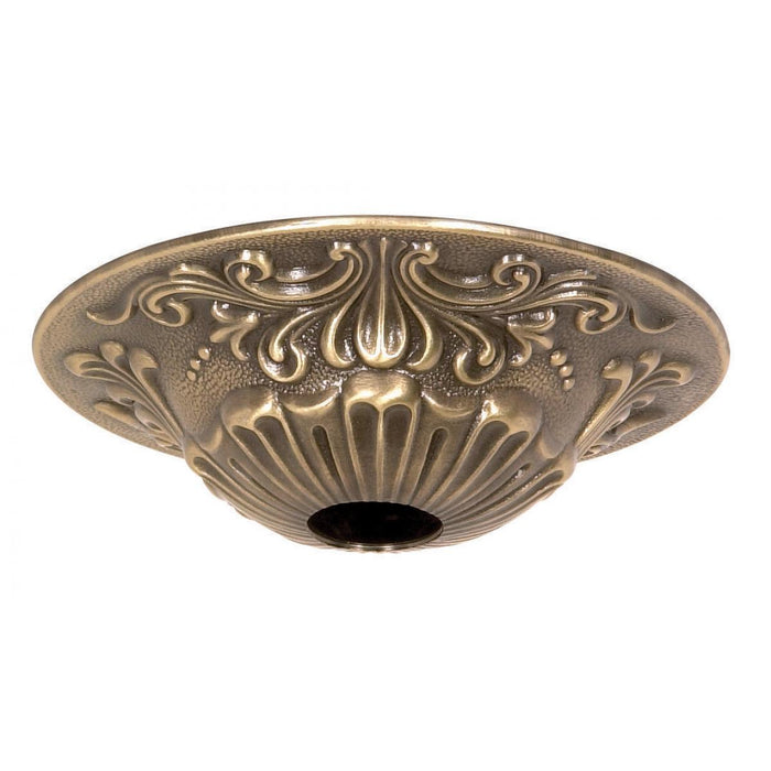 Satco 90-2382 Canopy, Antique Brass