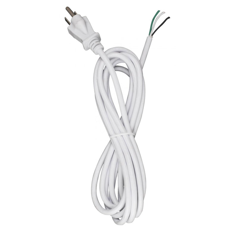 Satco 90-2413 10'Cord Set, White