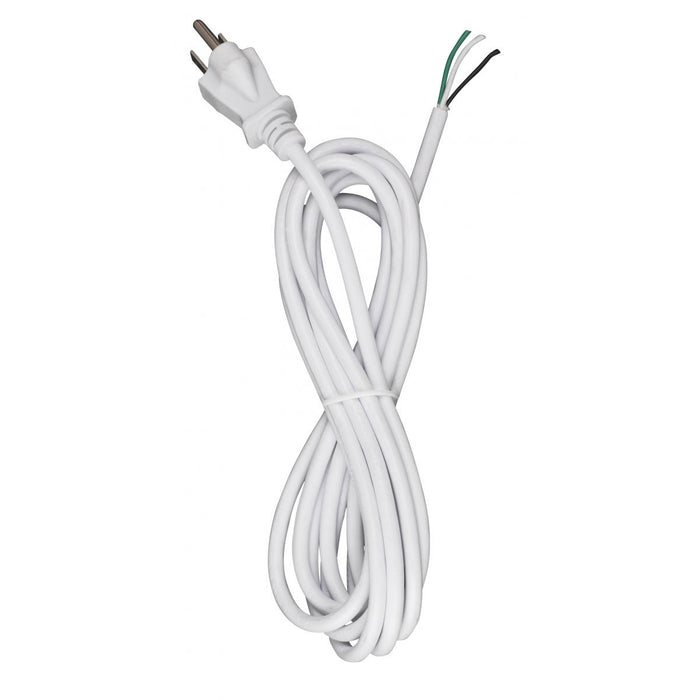 Satco 90-2413 10'Cord Set, White