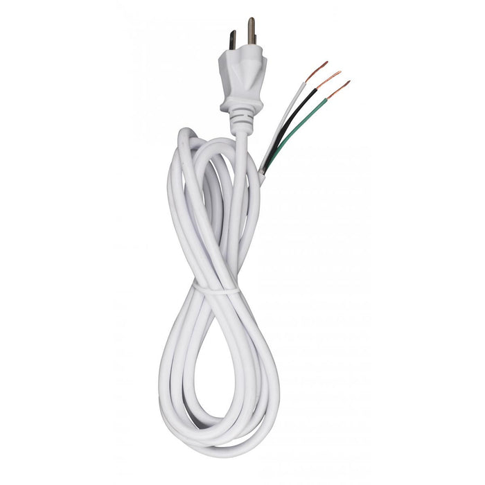 Satco 90-2414 Cord Set, White
