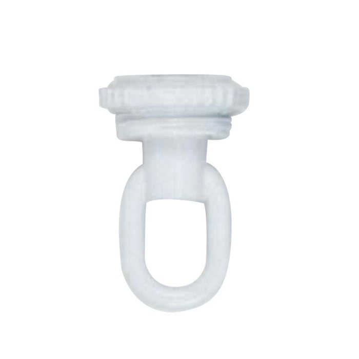 Satco 90-2422 1/8 Ip Screw Collar Loop With Ring, White