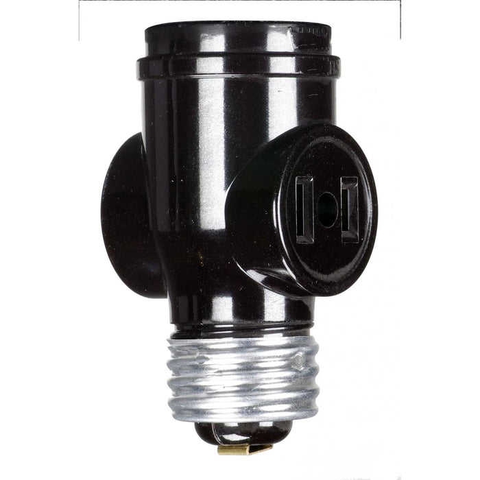 Satco 90-2449 Keyless Current Tap, Brown