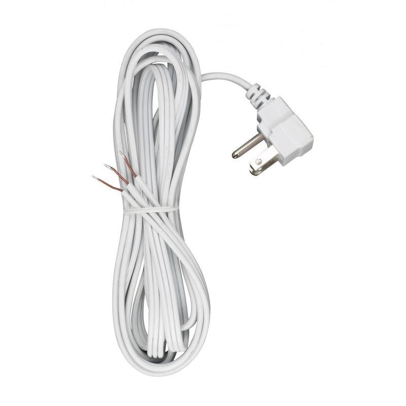 Satco 90-2459 10'Cord Set, White