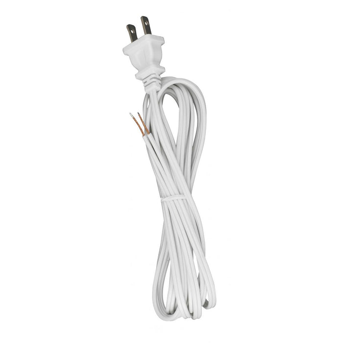 Satco 90-2460 10'Cord Set, White