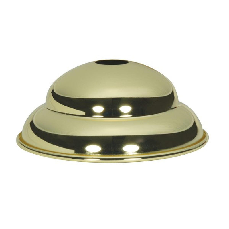 Satco 90-2491 Screw Collar Loop, Polished Brass