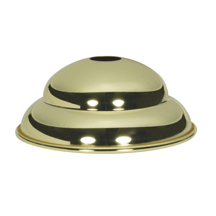 Satco 90-2491 Screw Collar Loop, Polished Brass