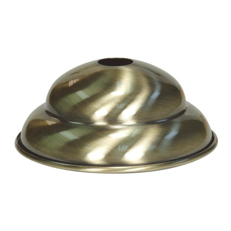 Satco 90-2492 Screw Collar Loop, Antique Brass