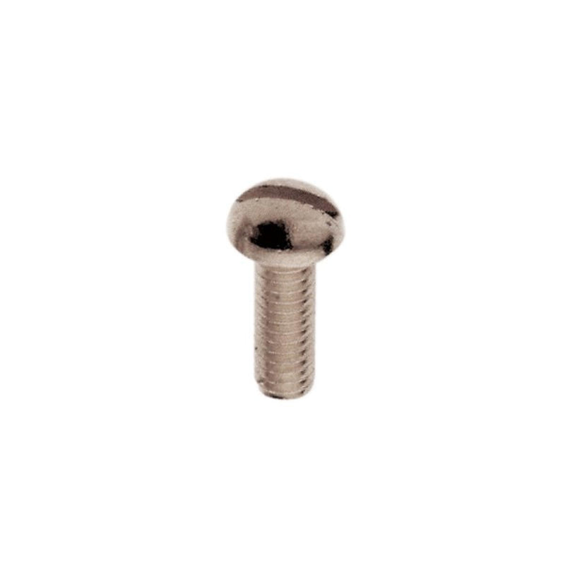 Satco 90-2544 Round Head Slotted Machine Screw, Nickel Plated