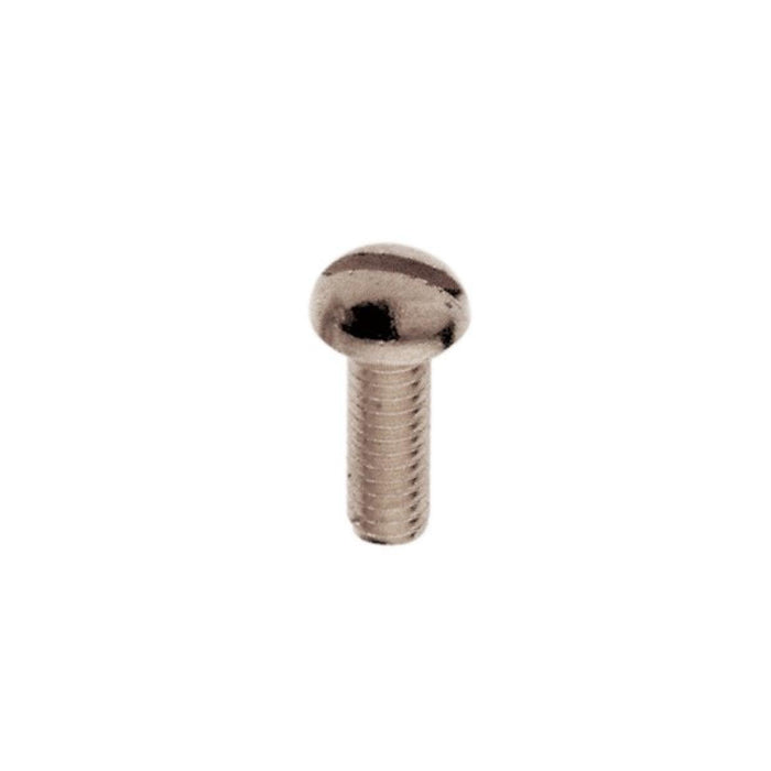 Satco 90-2544 Round Head Slotted Machine Screw, Nickel Plated
