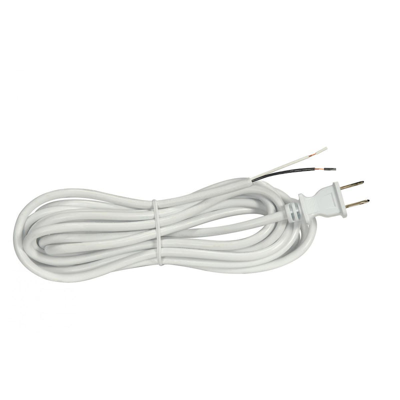 Satco 90-2574 Cord Set, White
