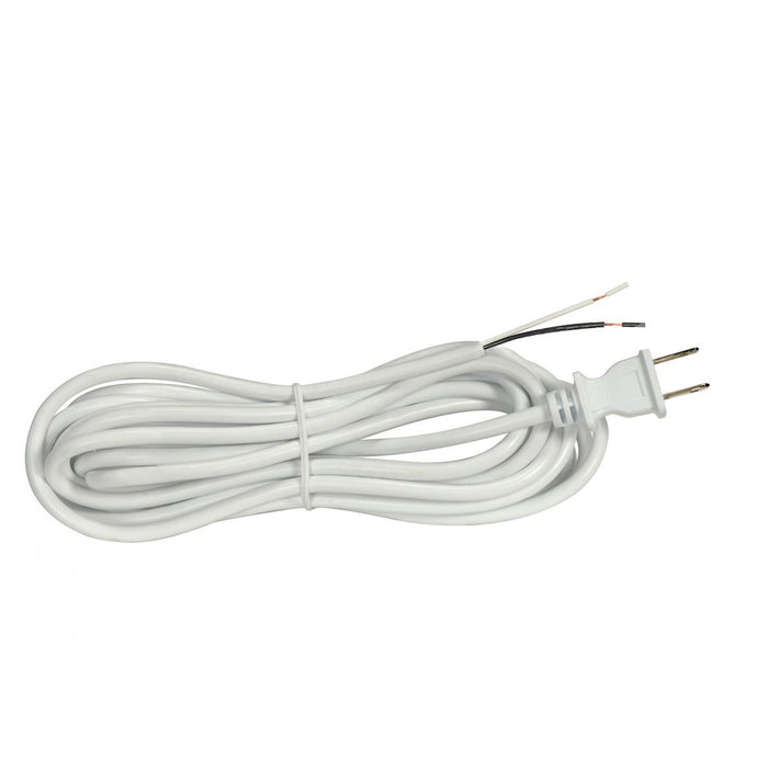 Satco 90-2574 Cord Set, White