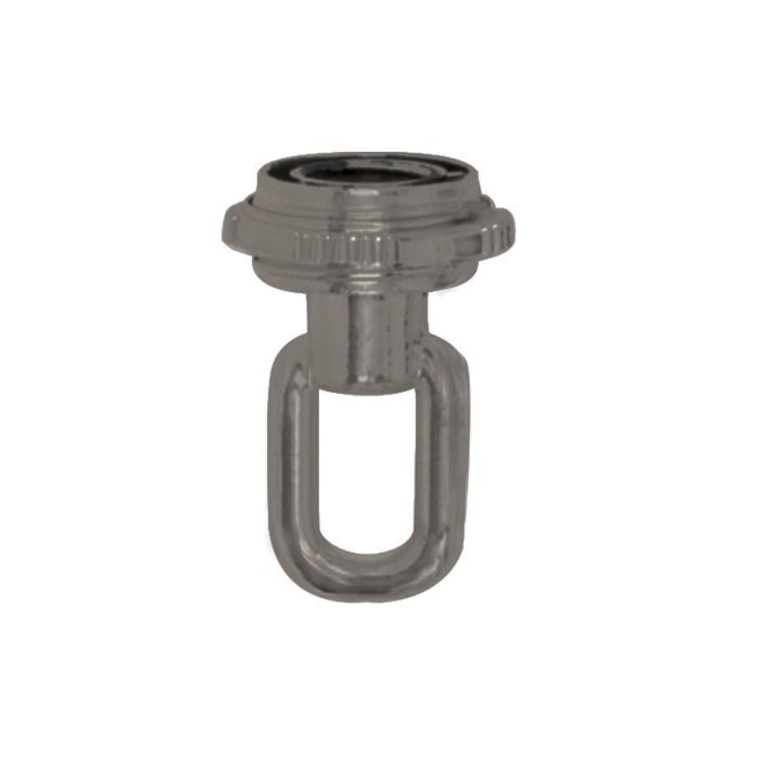 Satco 90-2595 1/4 Ip Screw Collar Loop With Ring, Gray