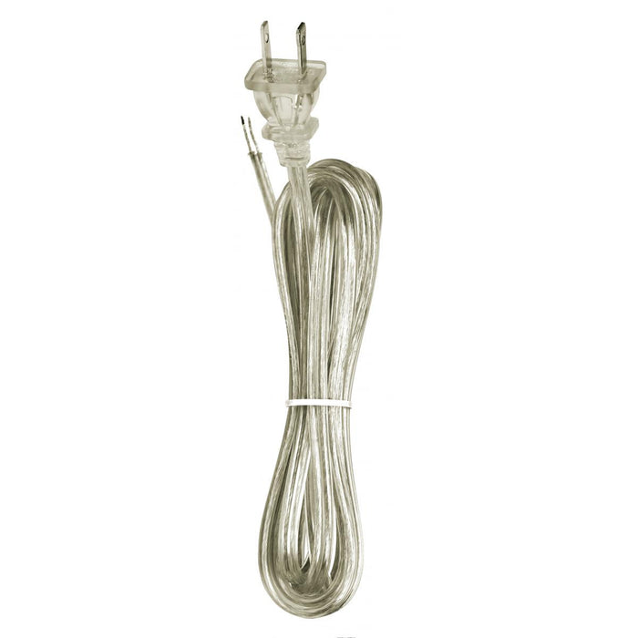 Satco 90-2642 10'Cord Set, Silver