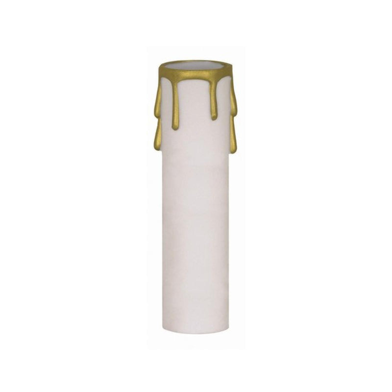 Satco 90-369 Candle Cover, White