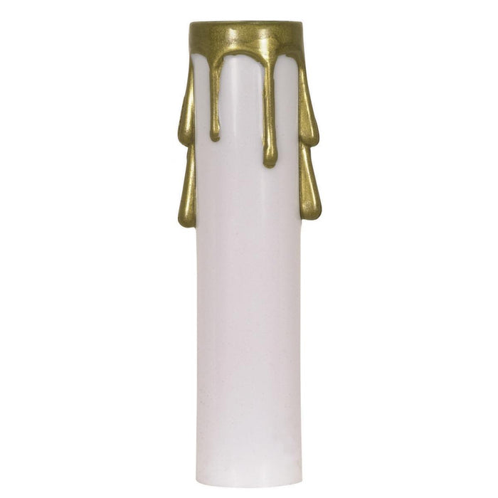Satco 90-372 Candle Cover, White