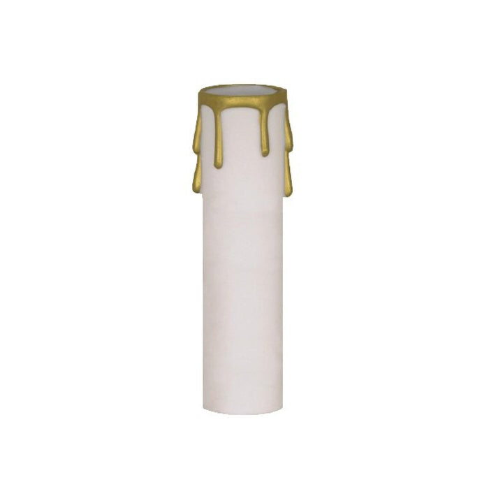 Satco 90-373 Candle Cover, White