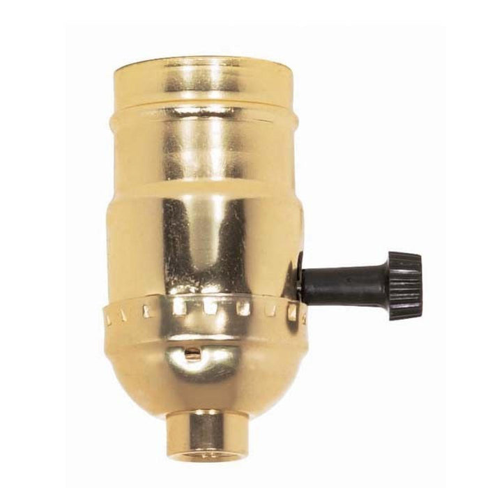 Satco 90-412 Socket, Brite Gilt