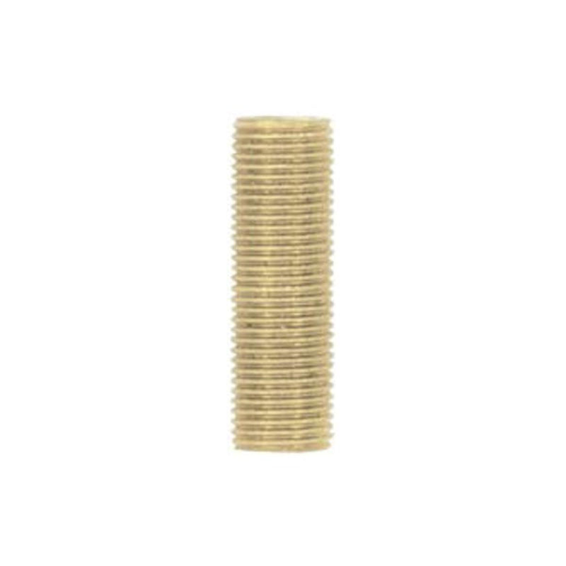 Satco 90-5005 Nipple, Yellow Zinc Plated