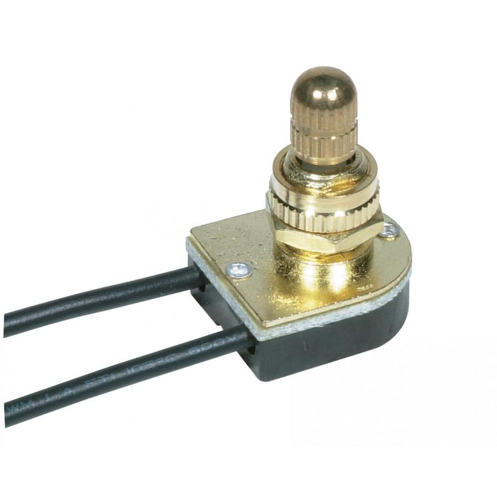 Satco 90-501 Rotary Switch, Brass Plated