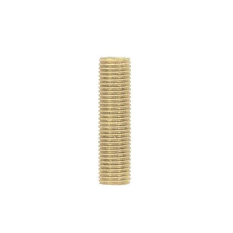 Satco 90-5020 Nipple, Yellow Zinc Plated