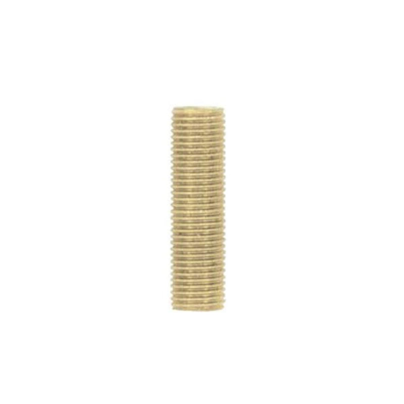 Satco 90-5030 Nipple, Yellow Zinc Plated