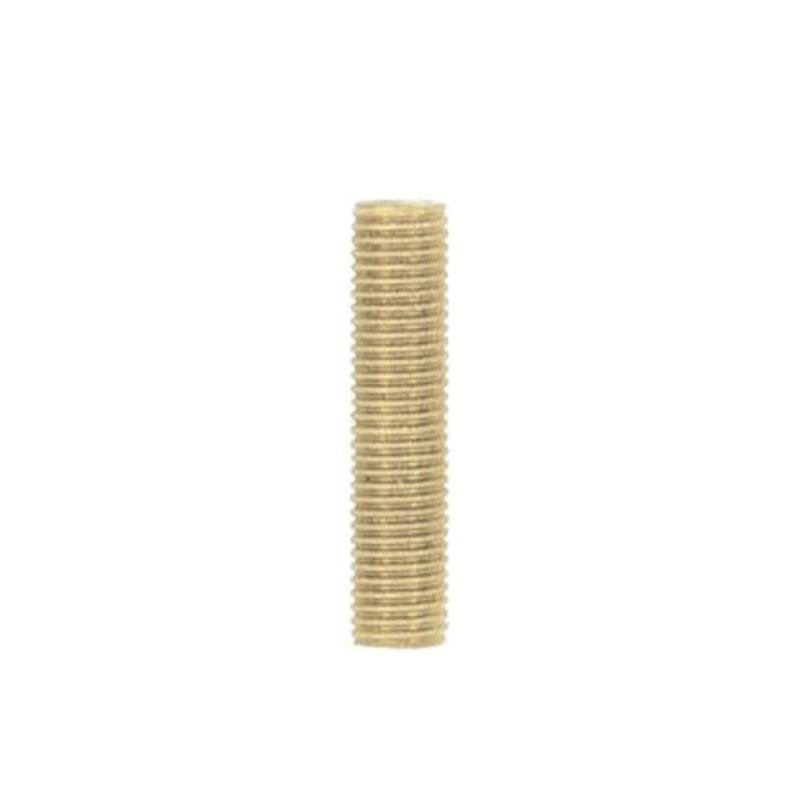 Satco 90-5040 Nipple, Yellow Zinc Plated
