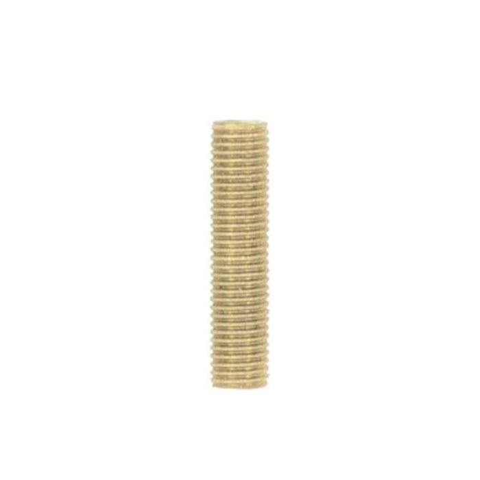 Satco 90-5040 Nipple, Yellow Zinc Plated