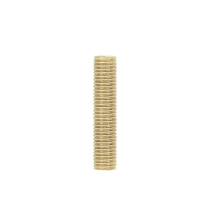 Satco 90-5052 Nipple, Yellow Zinc Plated