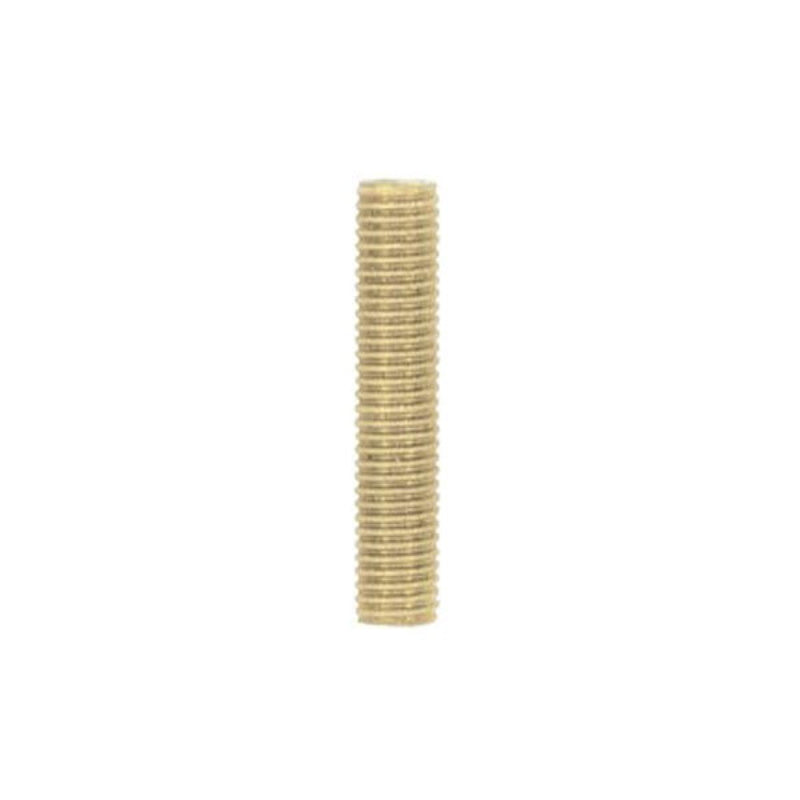 Satco 90-5060 Nipple, Yellow Zinc Plated