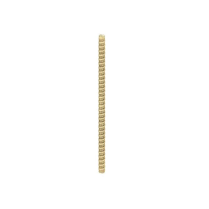 Satco 90-5180 Nipple, Yellow Zinc Plated