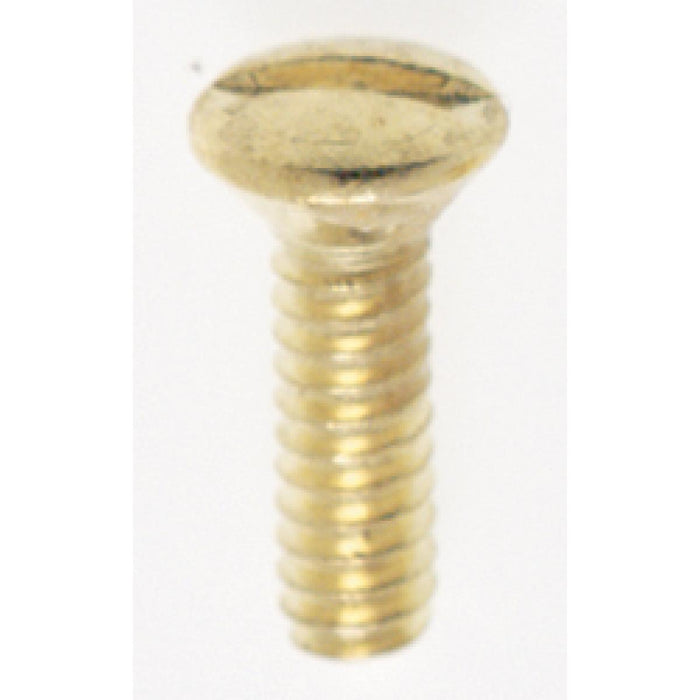 Satco 90-538 Switchplate Screw, Brass Plated