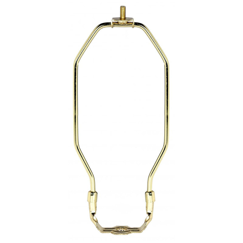 Satco 90-553 Heavy Duty Harp, Polished Brass