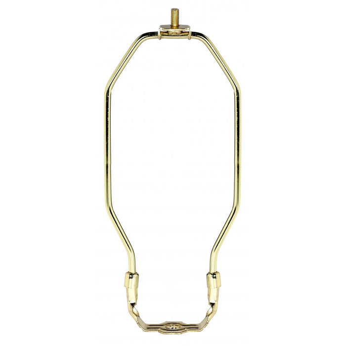 Satco 90-553 Heavy Duty Harp, Polished Brass