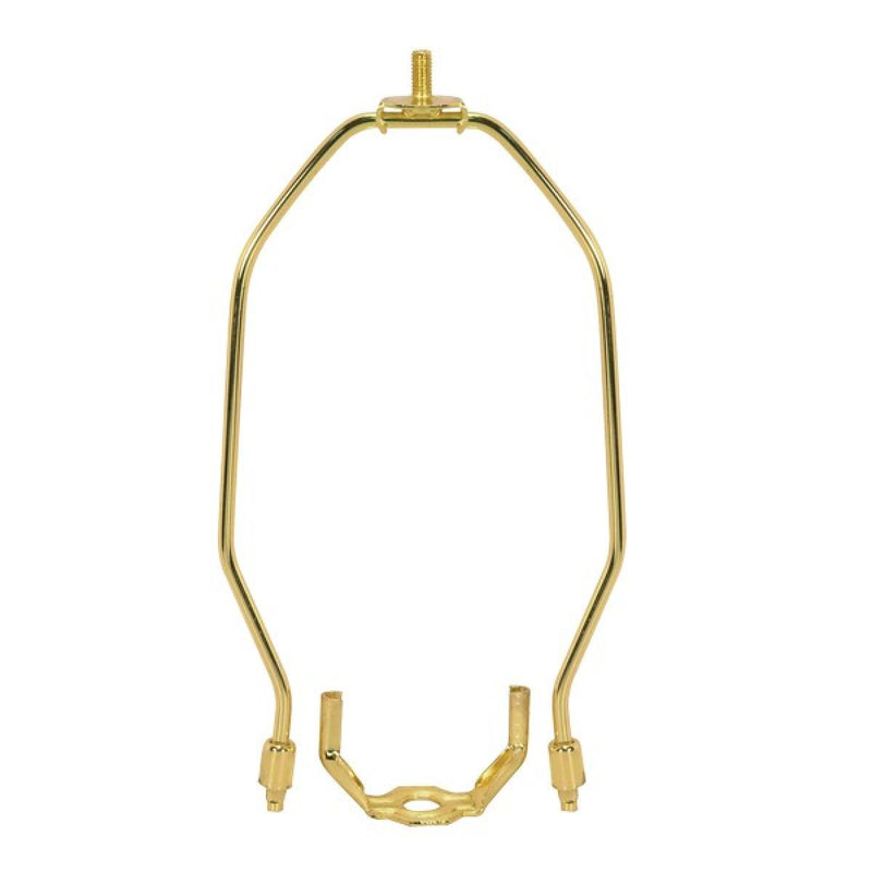 Satco 90-557 Heavy Duty Harp, Polished Brass