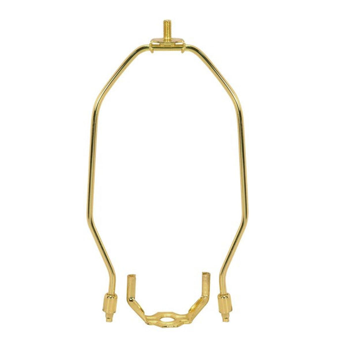 Satco 90-557 Heavy Duty Harp, Polished Brass