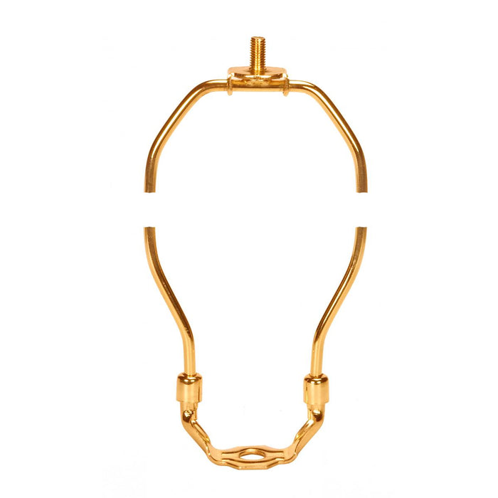 Satco 90-560 Light Duty Harp, Polished Brass